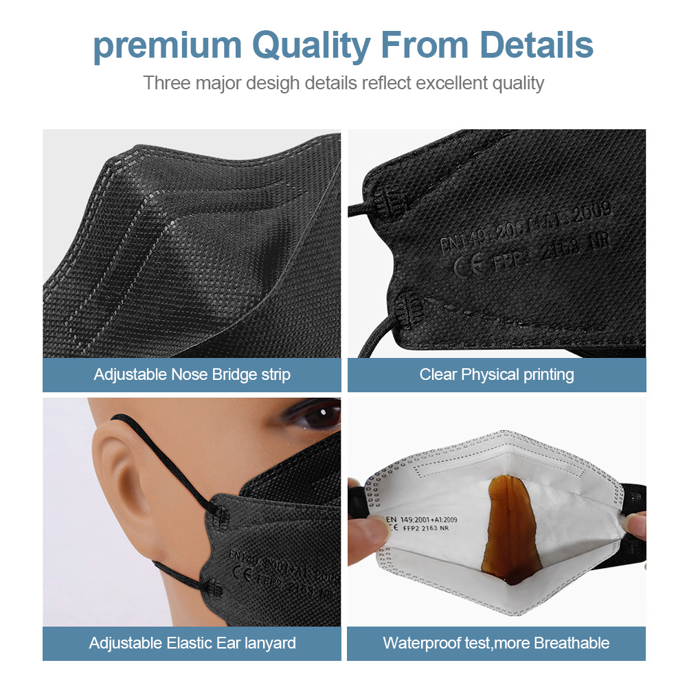 Adult Fish Shape Certified KN9 - đánh giá và giá Kn95 Respirator Mask