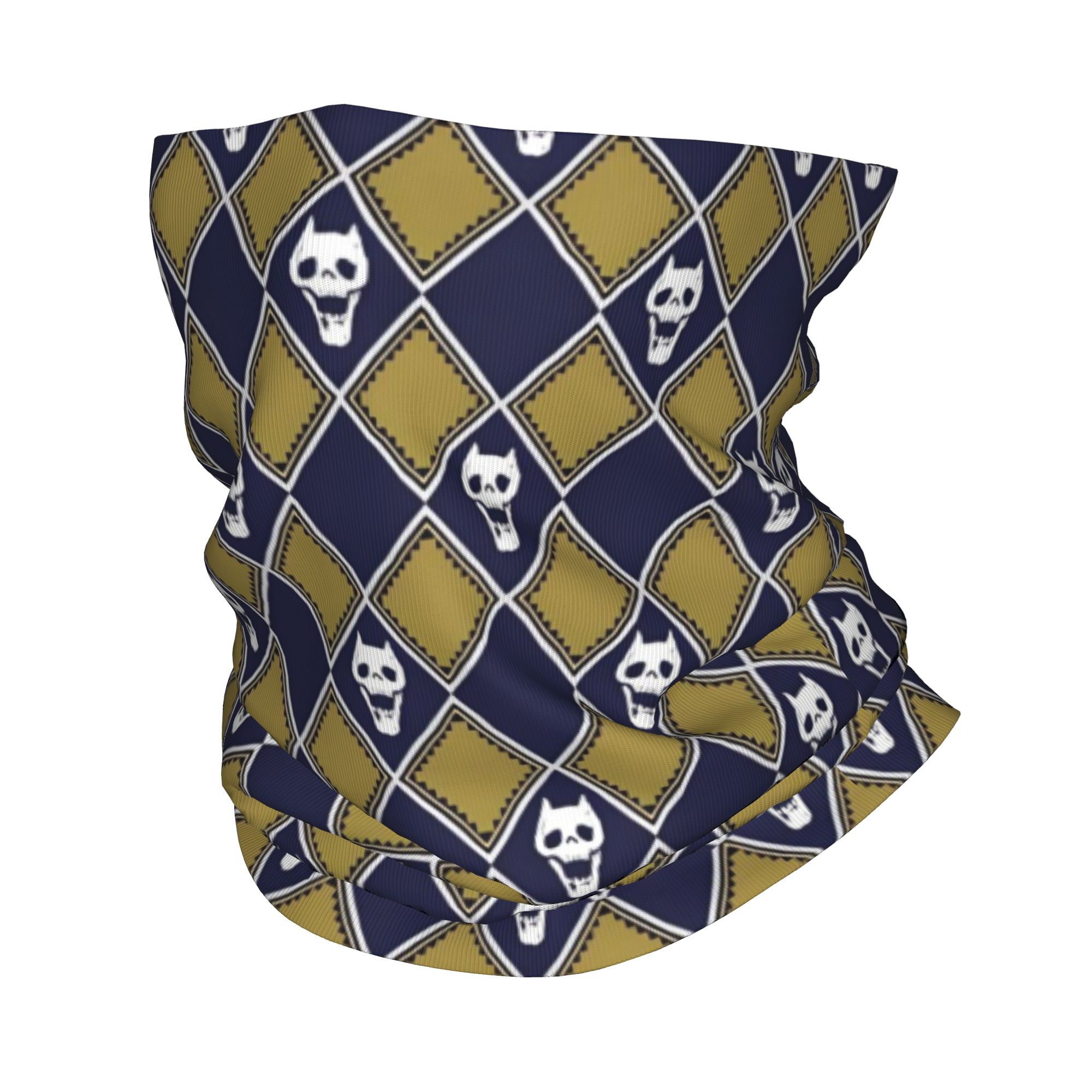 Custom JoJo Gold Blue Bandana  - đánh giá và giá Neck Gaiter Face Cover