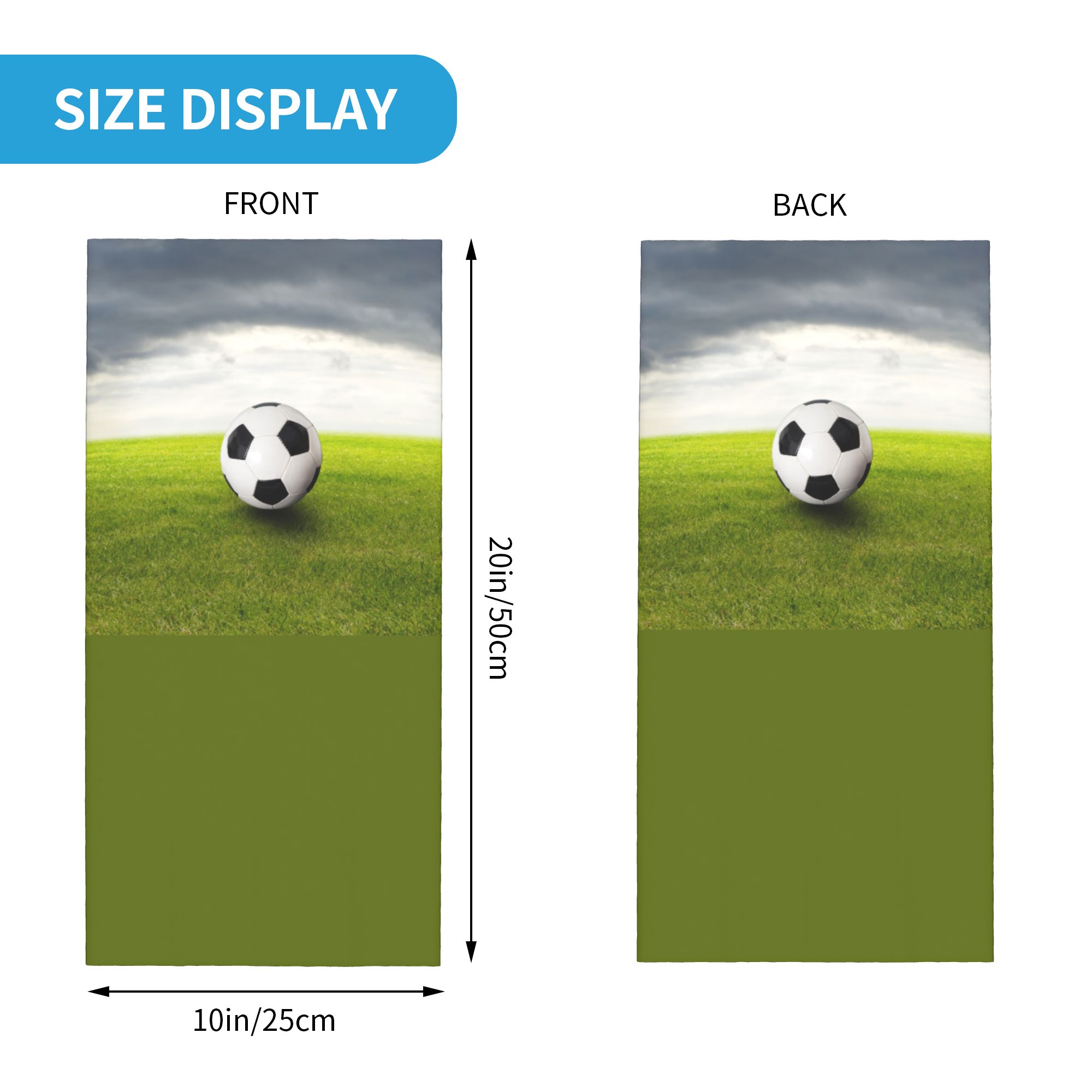 Custom Soccer Ball Lies On the - đánh giá và giá Neck Gaiter Face Cover