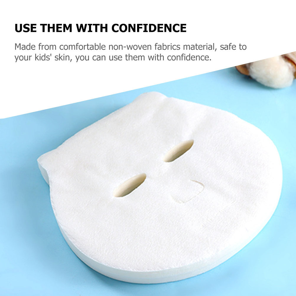 100Pcs Kids Face Mask Sheets H - đánh giá và giá Kids Face Mask